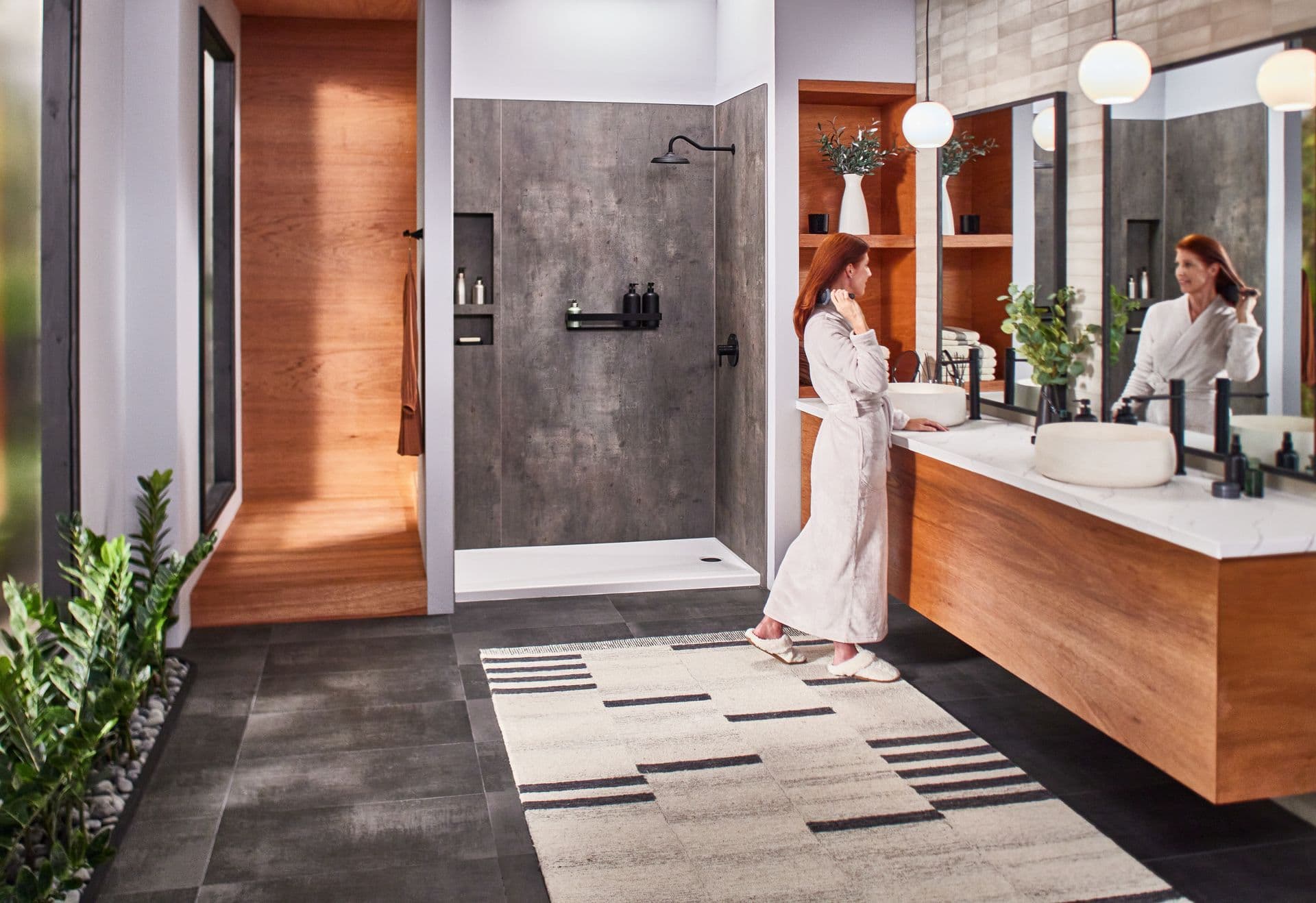 JBR_Urban_Walls_Lifestyle_Base_Alabaster_White_Lifestyle_Caddy_Urban_Grab_Shelf_Matte_Black_Vazia_Rain_Shower_System_Matte_Black_Female (1).jpg